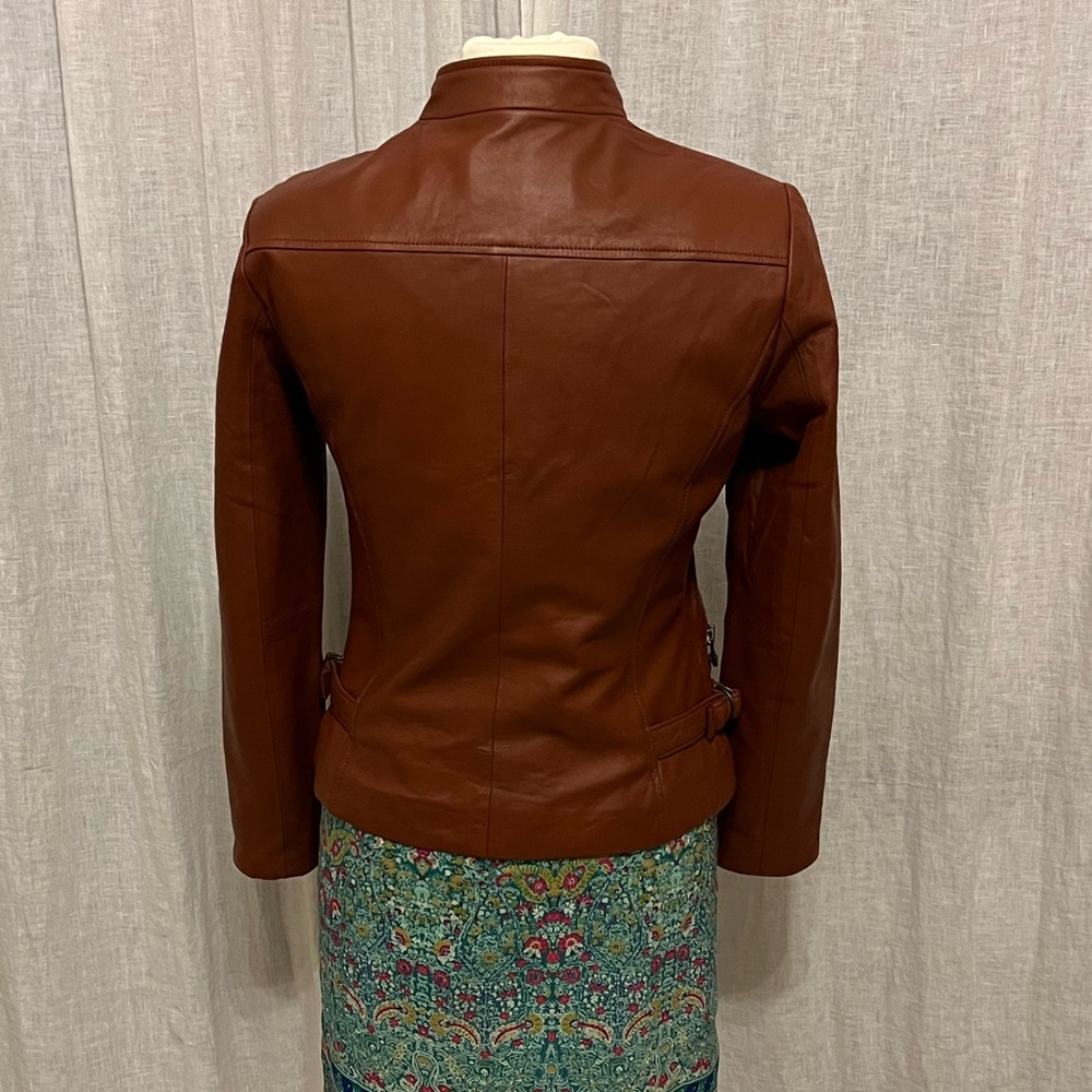 Leather Jacket Size Small - image 7